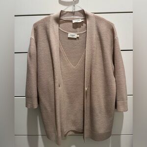 The Reset Women's Beige Sweater Set